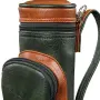 Кръгъл хумидор за 5 пури с джоб за аксесоари – Travel Humidor, снимка 2