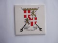 Армейски Порцеланов щит герб корона Холандия , снимка 7