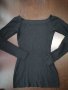 Черна блузка, снимка 1 - Блузи с дълъг ръкав и пуловери - 35112212