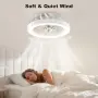 Таванен вентилатор Ateroll 46 cm с RGB LED осветление и дистанционно, снимка 4