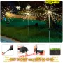 Декоративна лампа "Фойерверки"  150/200 LED, 8 режима - КОД 4470, снимка 12