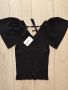 намаления, последен размер черна кокетна блузка, снимка 1