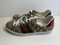 €750 Мъжки кецове Gucci Ace Supreme Bees Men’s 12 Trainer Tennis Shoe Low Top Sneaker Used, снимка 1