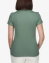 Оригинал! PUMA Essential Logo Tee Green дамска тениска с къс ръкав и лого, снимка 4