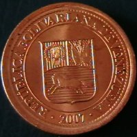 5 центимос 2007, Венецуела, снимка 2 - Нумизматика и бонистика - 32129732