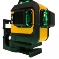 Лазерен нивелир 3х360°, зелен лъч CIMEX SL3D-G ПОД НАЕМ, снимка 1 - Други машини и части - 44679743