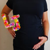 Тениска с клин за бременни, снимка 5 - Дрехи за бременни - 30352715
