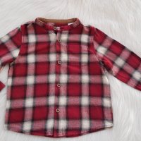 Детска карирана риза Zara 18-24 месеца , снимка 8 - Бебешки блузки - 42925759