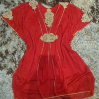 Детска червена рокля за 2-3 год., снимка 6 - Детски рокли и поли - 36449954