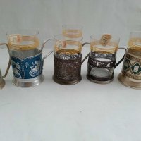 Руски термо чаши за чай за стакани подстакани, снимка 7 - Антикварни и старинни предмети - 31092488