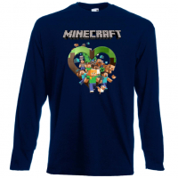 Мъжка тениска майнкрафт Minecraft 5,Minecraft,Игра,Забавление,подарък,Изненада,Рожден Ден., снимка 11 - Тениски - 36495159