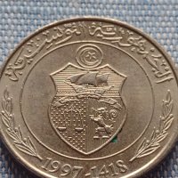 Монета 1 динар 1997г. Тунис много красива за КОЛЕКЦИЯ 41185, снимка 4 - Нумизматика и бонистика - 42803562