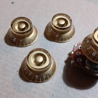 Les Paul GOLD Top Head Knobs, снимка 1 - Китари - 39654715