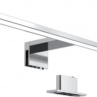 BKLicht - Лампа за баня, Лампа за огледало - 60 см, Защитена от пръски, Цвят хром, Лесен монтаж, снимка 1 - Лампи за баня - 40063862