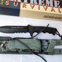 Масивен нож Бушкрафт Shrade Extreme Survival CHF 27, снимка 1 - Ножове - 38330843