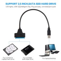 USB 3.0 to SATA, снимка 1 - Кабели и адаптери - 42789175