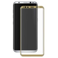 3D Извит стъклен протектор за Samsung Galaxy S8 Plus / Златен, снимка 1 - Фолия, протектори - 39707776