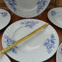 Стар български порцелан чинии, снимка 1 - Антикварни и старинни предмети - 33771652