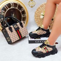 Дамски спортни обувки и чанта Gucci код 141, снимка 1 - Дамски ежедневни обувки - 33753801