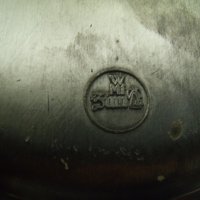 № 5550 старо метално пано WMF  - надпис / печат / маркировка  - диаметър 23 см , снимка 4 - Други ценни предмети - 33889351
