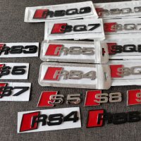 Емблема Ауди AUDI RS4, RS5,RS6,RS7, S8, снимка 4 - Аксесоари и консумативи - 32195771