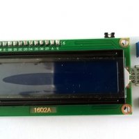 Grove модул - LCD 1602 дисплей със син фон, I2C интерфейс, снимка 1 - Друга електроника - 37975483