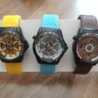Механичен мъжки часовник ST. TROPEZ различни цветове 2 на цената на 1, снимка 8 - Мъжки - 29390156