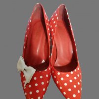 Испански дамски обувки red dot естествена кожа, снимка 3 - Дамски елегантни обувки - 34372065