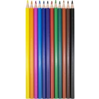 Висококачествени дълги цветни моливи 12 цвята. Триъгълна форма за удобен захват (две от страните са , снимка 5 - Ученически пособия, канцеларски материали - 37172258