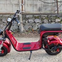 Електрически скутер Чопър HR8-1 1500В 12A/h червен металик, снимка 2 - Мотоциклети и мототехника - 44173908