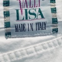 Модерни италиански бели дънки VALLI LISA, снимка 2 - Дънки - 37195345