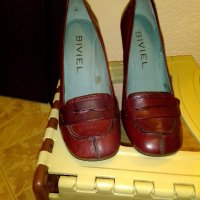 Елегантни дамски кожени обувки, снимка 3 - Дамски елегантни обувки - 34415024