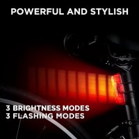GuardG3X USB акумулаторна задна светлина за велосипед, снимка 3 - Части за велосипеди - 44241148