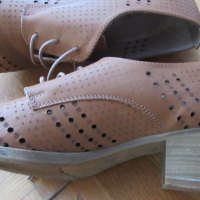 Дамски обувки от естествена кожа номер 40, нови, снимка 13 - Дамски обувки на ток - 36425805