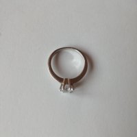 Сребърен пръстен с цирконий - 925 сребро, снимка 3 - Пръстени - 30705101
