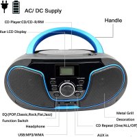 Преносим плейър Boombox Portable Bluetooth Digital Tuner FM Radio, снимка 1 - Аудиосистеми - 40469213