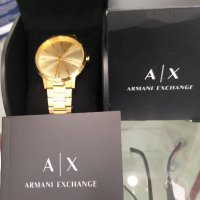 Оригинален мъжки златен часовник Armani Exchange , снимка 1 - Мъжки - 41104666