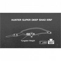 Дълбоководен воблер за едри хищници - Sea Buzz Hunter Deep Shad SDR, снимка 7 - Такъми - 37952992