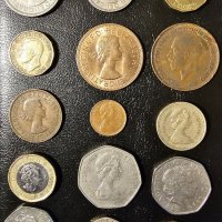 Голям лот от Английски монети в добро състояние, снимка 2 - Нумизматика и бонистика - 40075761