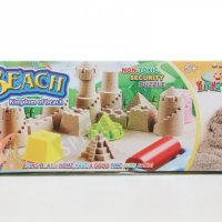 Комплект за игра кинетичен пясък, снимка 1 - Пластелини, моделини и пясъци - 38310878
