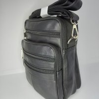 Естествена кожа чанта с много прегради, снимка 4 - Чанти - 37019101