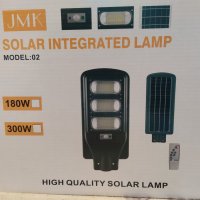 Външна Соларна Лампа Lifepo4 300W JMK.Със  дистанционно, снимка 1 - Соларни лампи - 37343033