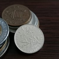 Монета - Франция - 1/2 (половин) франк | 1987г., снимка 1 - Нумизматика и бонистика - 35375600