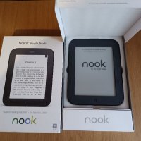 Ел. четец B&N NOOK Simple Touch 6" E-ink e-reader - NOOK електронен четец, снимка 1 - Електронни четци - 28811807