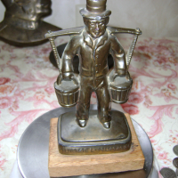  Масивна Бронзова статуетка , снимка 1 - Антикварни и старинни предмети - 44793637