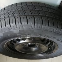 215/75R16 M+S Гума с джанта Continental Contact за SUV 4x4, снимка 7 - Гуми и джанти - 36981723