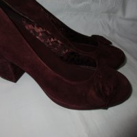 ЕСТЕСТВЕНА КОЖА на  VAGABOND цвят тъмно червен - бордо, снимка 6 - Дамски обувки на ток - 31024505