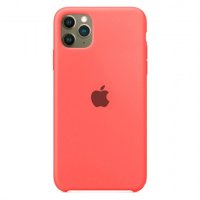 Силиконов кейс Silicone Case за Apple, За iPhone 11 (6.1), Корал, снимка 1 - Калъфи, кейсове - 37814921