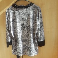 Елегантна дамска блуза размер 48, снимка 3 - Блузи с дълъг ръкав и пуловери - 42663488