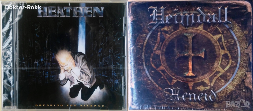 Heathen 1987 + Heimdall 2013 - оригинални дискове, снимка 1
